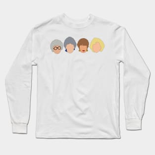 Golden Girls Heads Long Sleeve T-Shirt